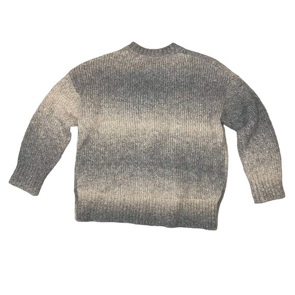 Banana Republic Vernice Oversized Ombre Sweater Alpaca Heather Gray - Size Small - Picture 6 of 8